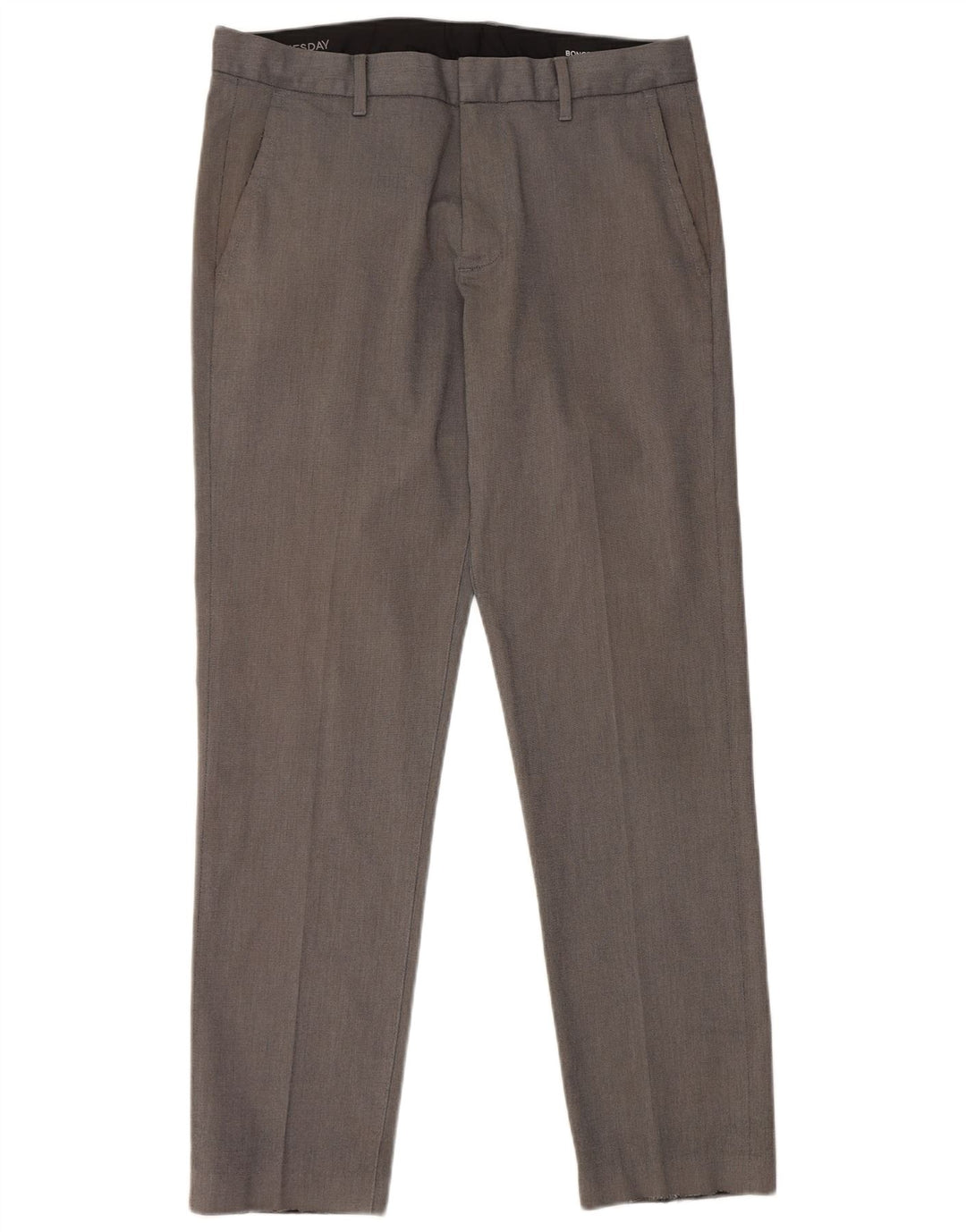 BONOBOS Pantalon décontracté slim homme W31 L30 Gris Coton