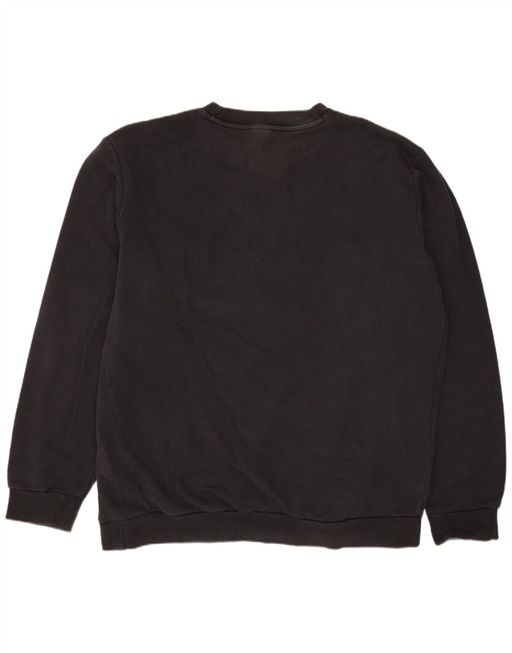 ADIDAS Sweat-shirt graphique pour homme XL en coton noir