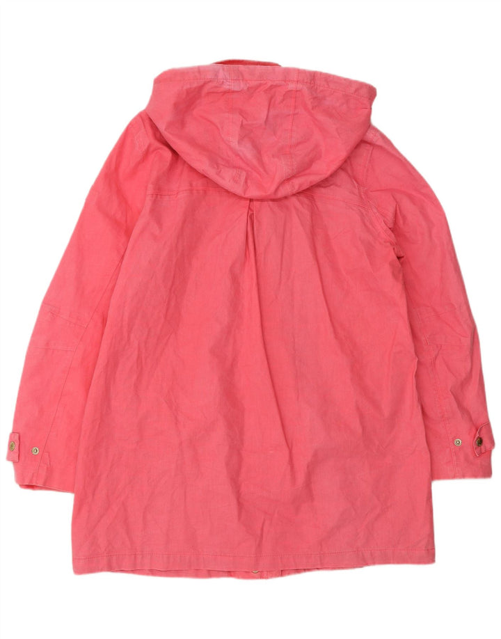 JOULES Imperméable à capuche pour femme UK 12 Lin rose moyen