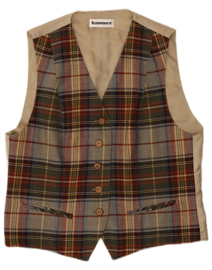 Hammer Gilet Femme EU 38 Moyen Carreau Multicolore