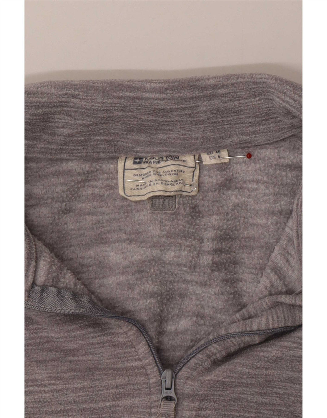 Mountain Warehouse Pull polaire à col zippé pour femme EU 40 Gris moyen