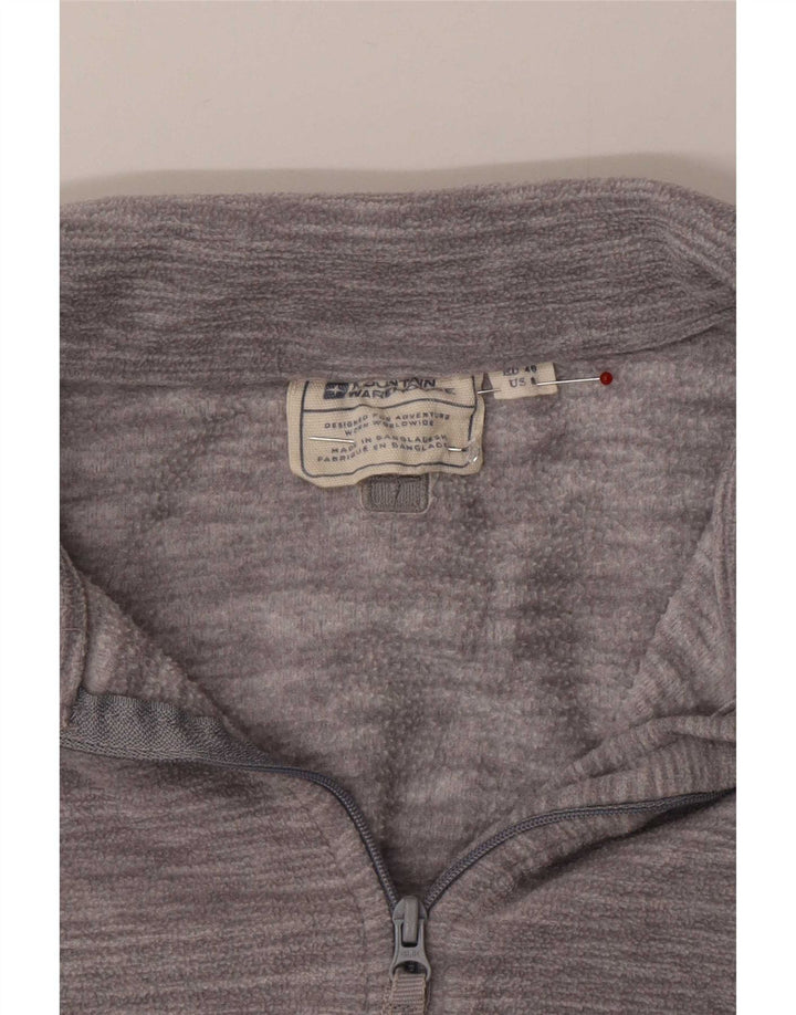 Mountain Warehouse Pull polaire à col zippé pour femme EU 40 Gris moyen