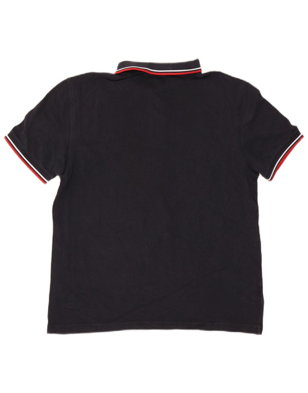 Fred Perry Polo Homme Large Bleu Marine Rayé Coton