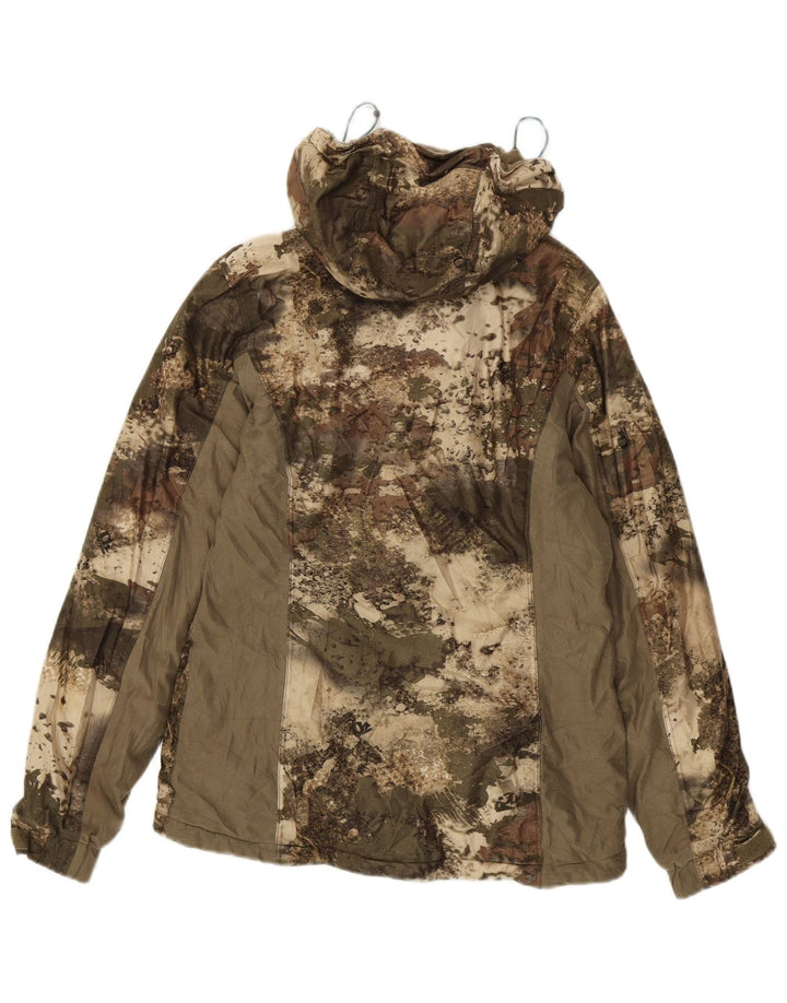CABELA'S Veste coupe-vent surdimensionnée pour femme UK 6 XS Camouflage kaki