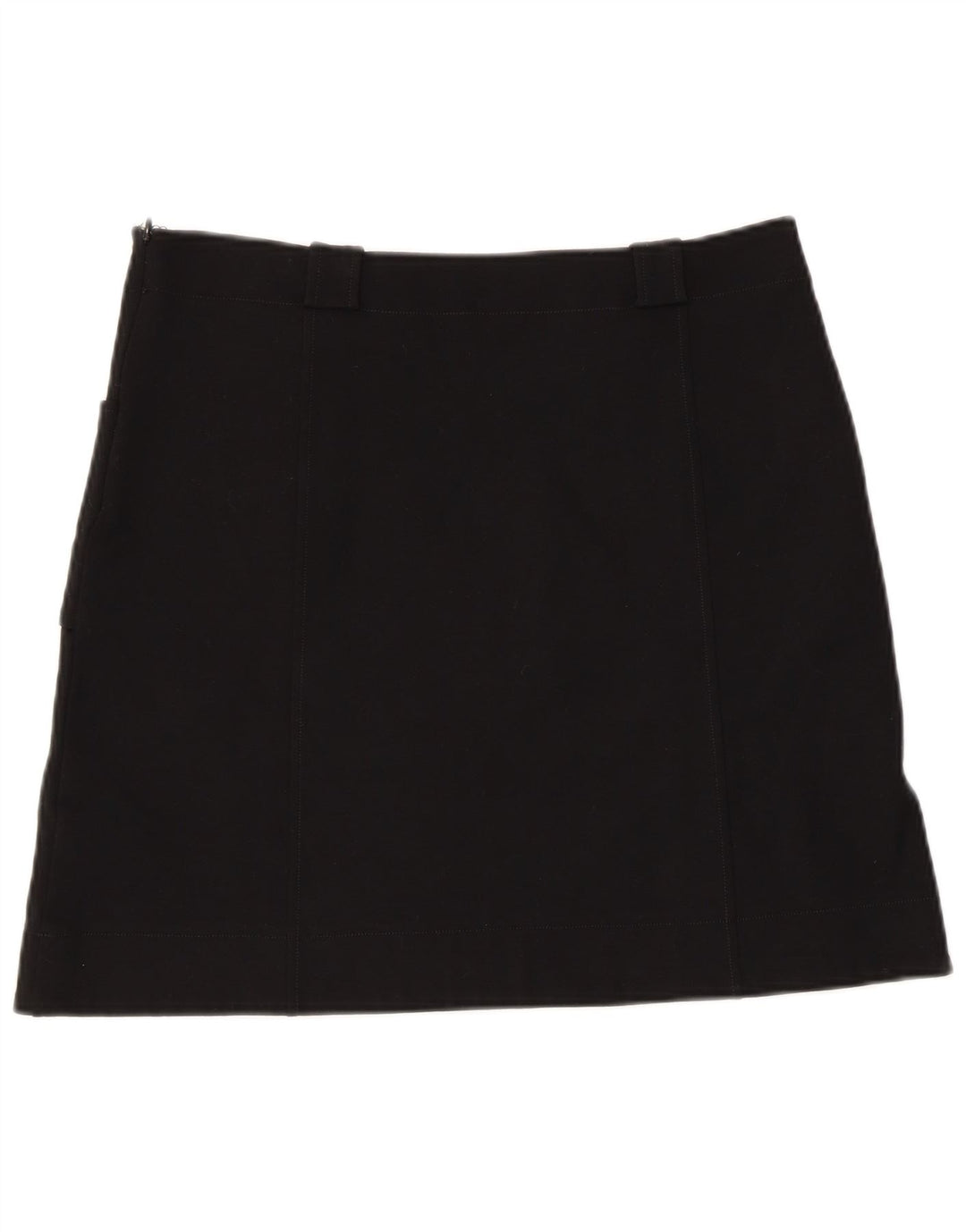 Marella Mini jupe femme UK 10 Small W34 Viscose noire