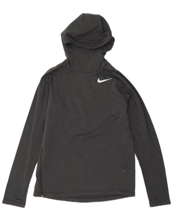Nike Dri Fit Sweat à capuche pour homme Noir moyen Polyester