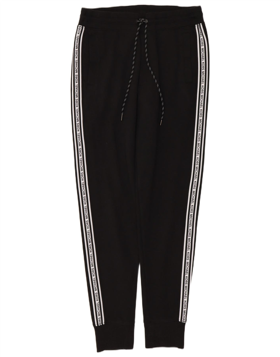 MICHAEL KORS Pantalon de survêtement graphique pour hommes Joggers petit coton noir