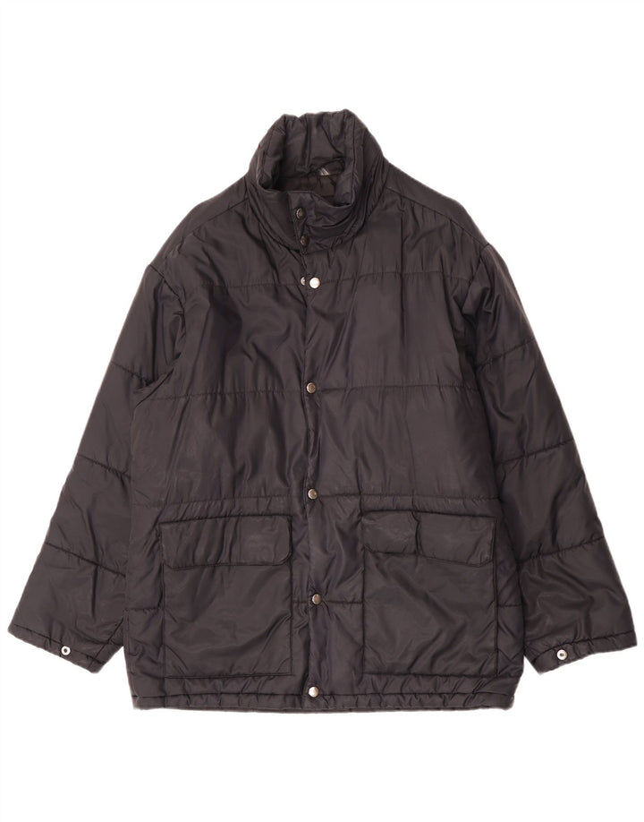 Egon Von Furstenberg Veste matelassée pour homme UK 40 Large Noir