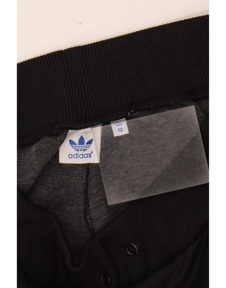 Adidas Pantalon de survêtement pour femme Joggers UK 12 Medium Noir Polyester