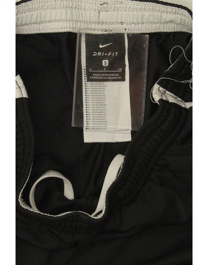 Nike Pantalon de survêtement Dri Fit pour homme Taille S en polyester color block noir