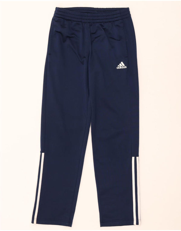 Pantalon de survêtement Adidas garçon 11-12 ans bleu marine polyester