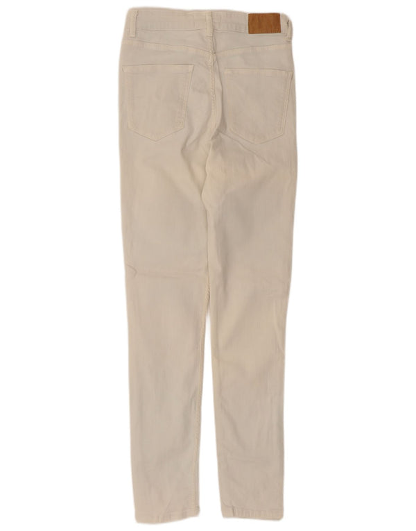 Zara Jean skinny femme EU 38 Small W28 L27 coton blanc