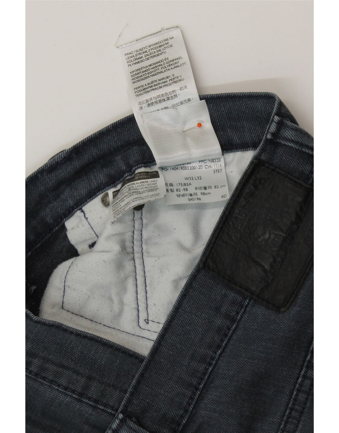 LEVI'S Jean Slim W32 L27 Homme Gris Coton