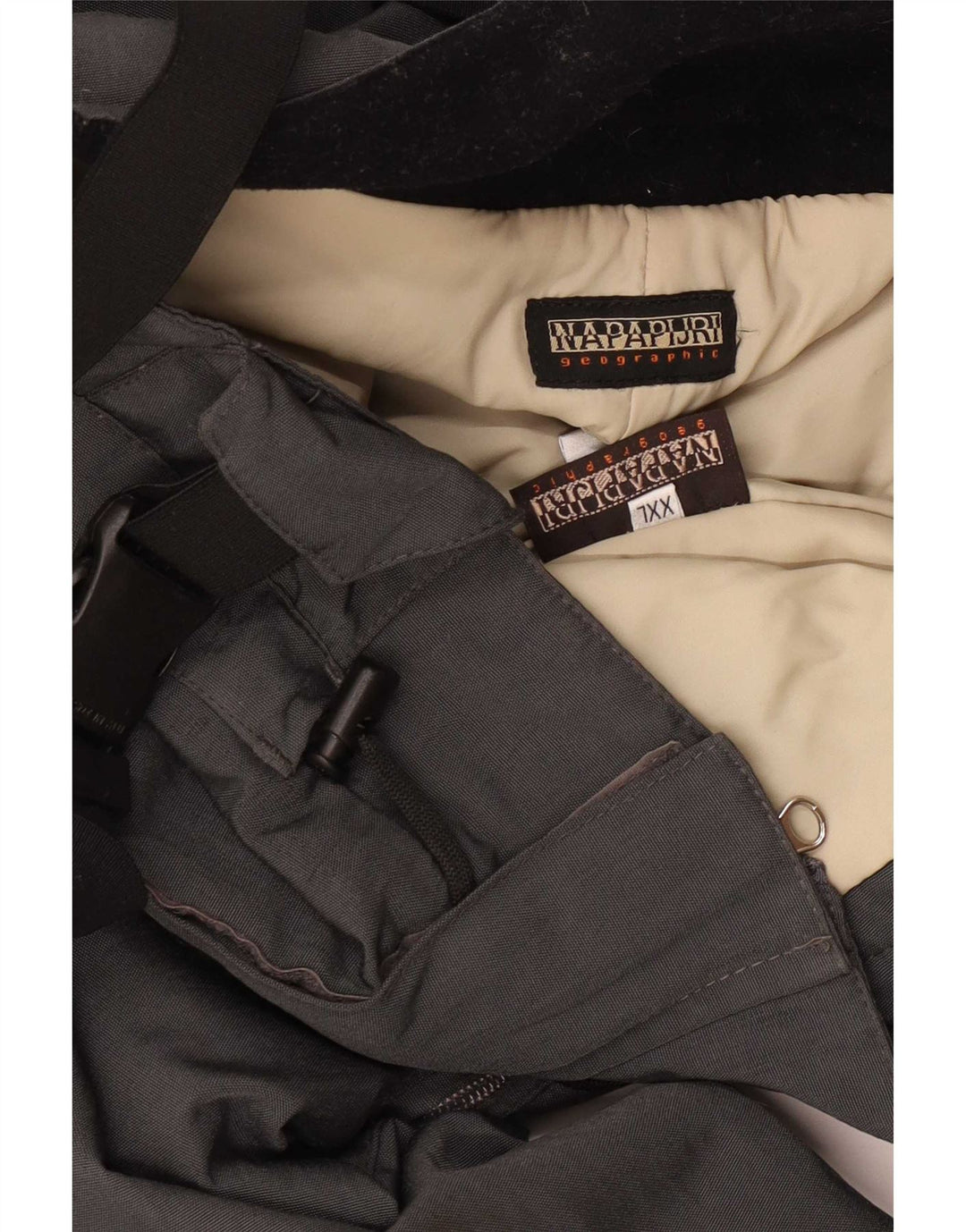 Napapijri Pantalon de ski salopette homme 2XL gris polyamide