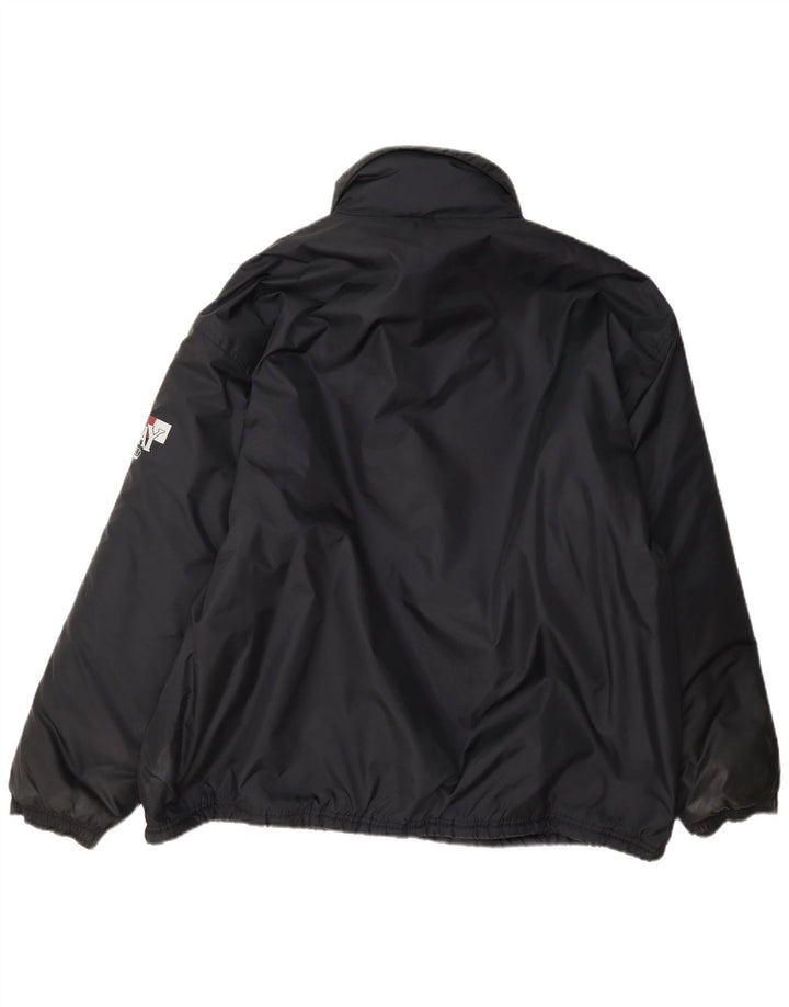 Veste Anorak rembourrée vintage pour homme UK 42 XL Noir