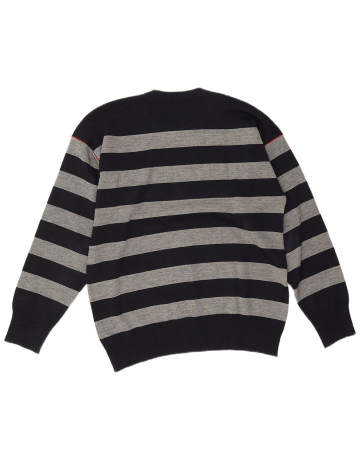 Paul & Shark Pull Col Ras-du-Cou Homme Rayé Bleu Marine Moyen