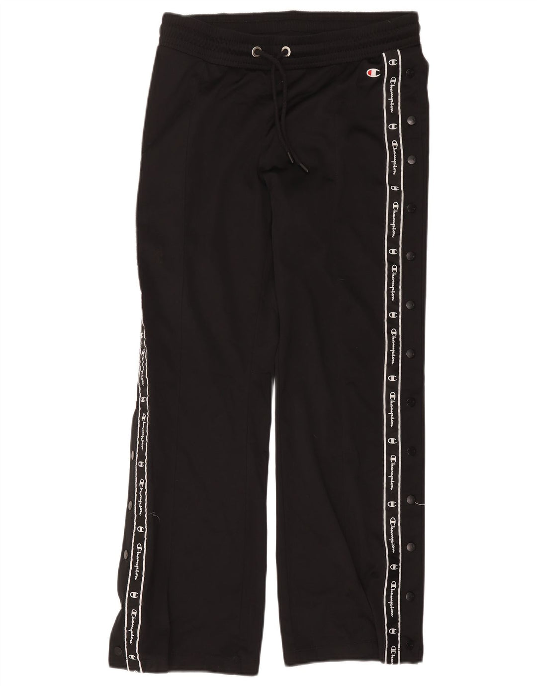 Champion Pantalon de survêtement graphique pour femme UK 14 Medium Noir Polyester