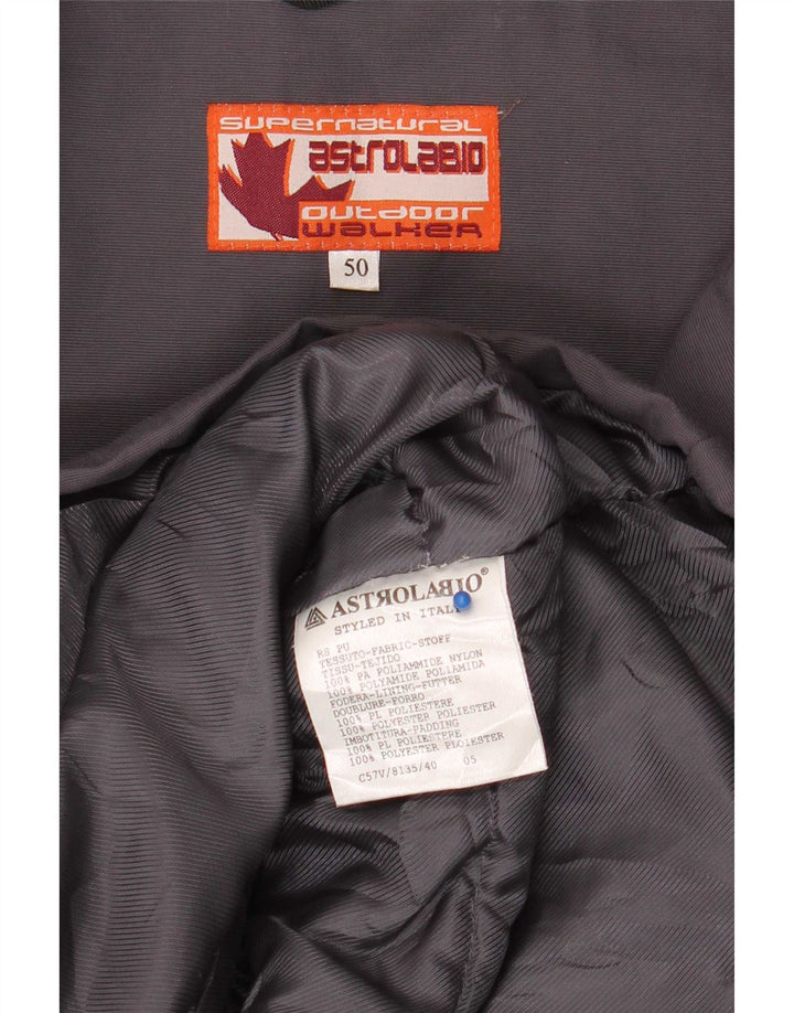 Astrolabio Parka à capuche pour homme IT 50 Large Gris Polyamide