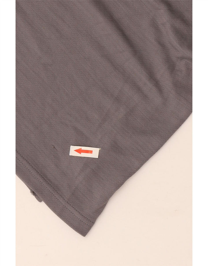 Nike T-Shirt Homme Haut Large Gris Polyester