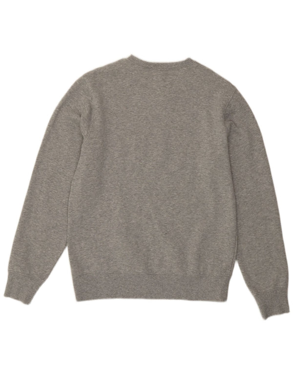 New Balance Mens Sweatshirt Jumper Medium Grey Cotton