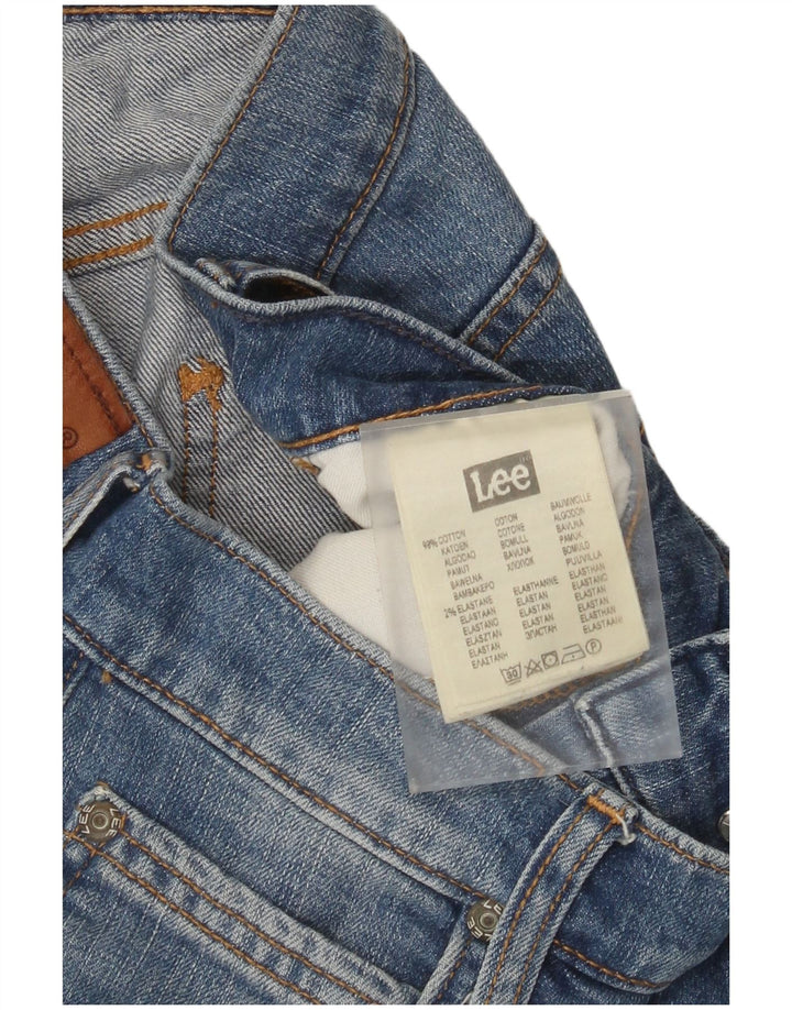 Lee Jean slim Luke en détresse pour femme W29 L32 en coton bleu