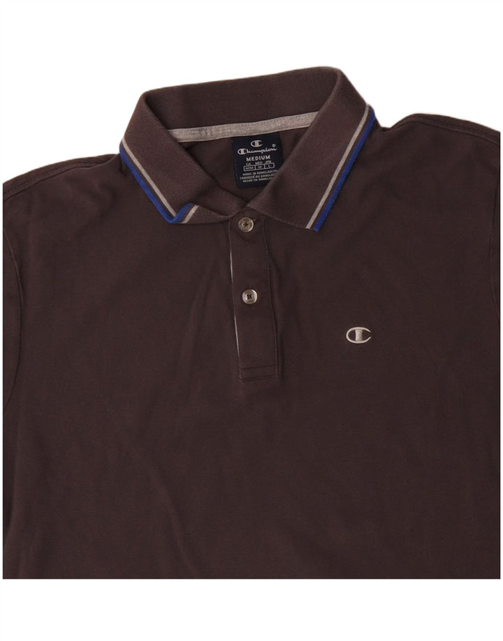 CHAMPION Polo Homme Gris Moyen Coton