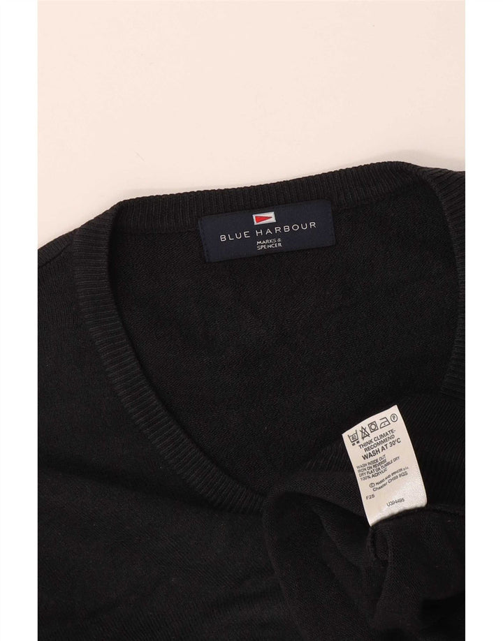 Marks & Spencer Pull Blue Harbor Col V Homme Bleu Marine Moyen Acrylique
