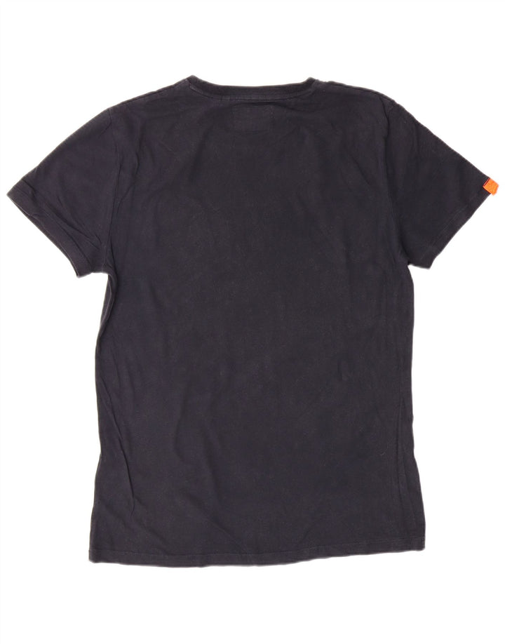 SUPERDRY T-Shirt Homme Haut Large Noir Coton Classique