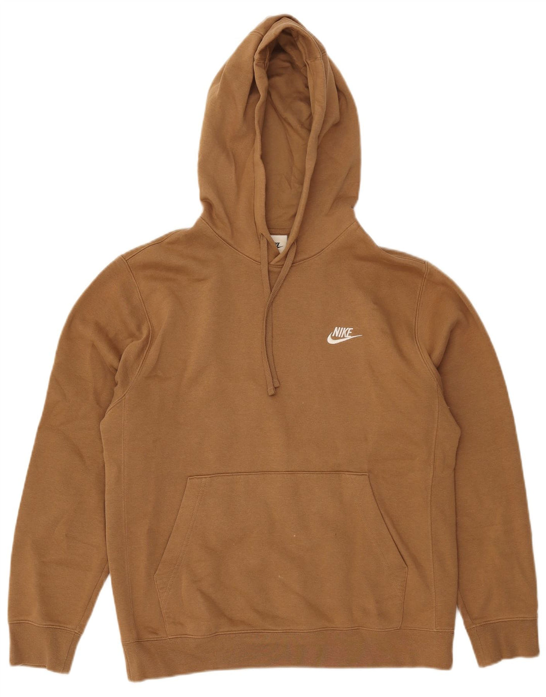 Nike Pull à capuche pour homme Petit coton beige