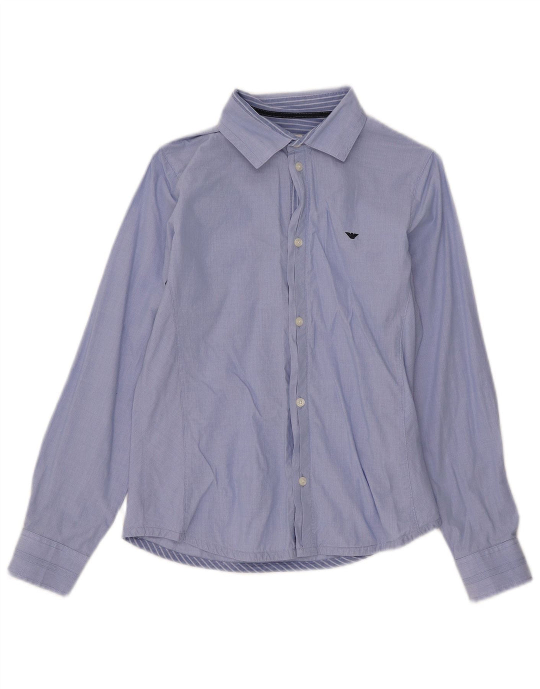 Armani Junior Chemise Garçon 11-12 ans Bleu Coton