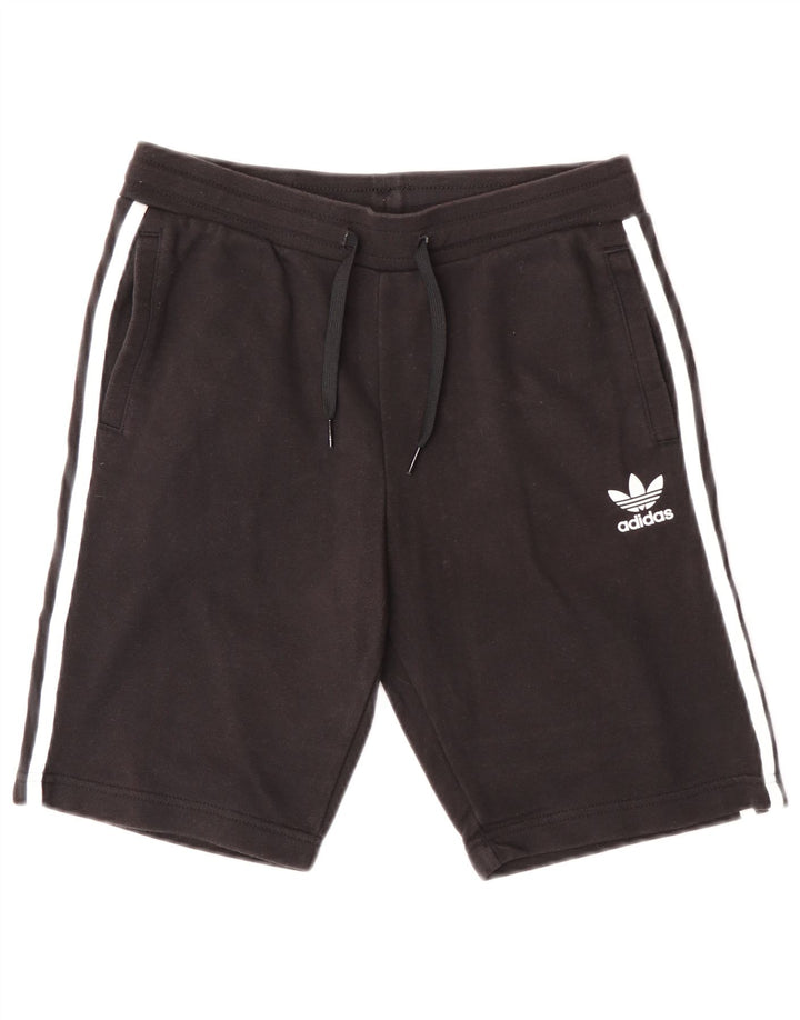 Adidas Short de Sport Garçon 12-13 Ans Noir Coton