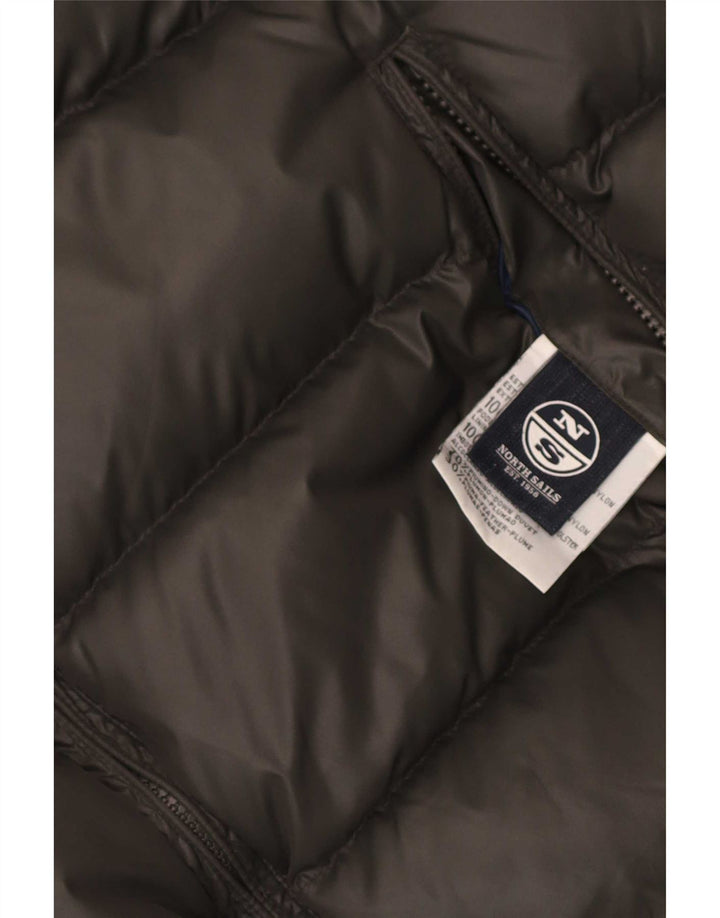 North Sails Gilet réversible rembourré pour homme UK 42 XL Gris Polyamide