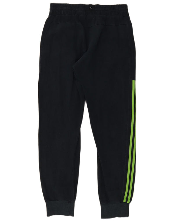 Adidas Pantalon de survêtement pour homme Joggers UK 42/44 Large Bleu marine Coton