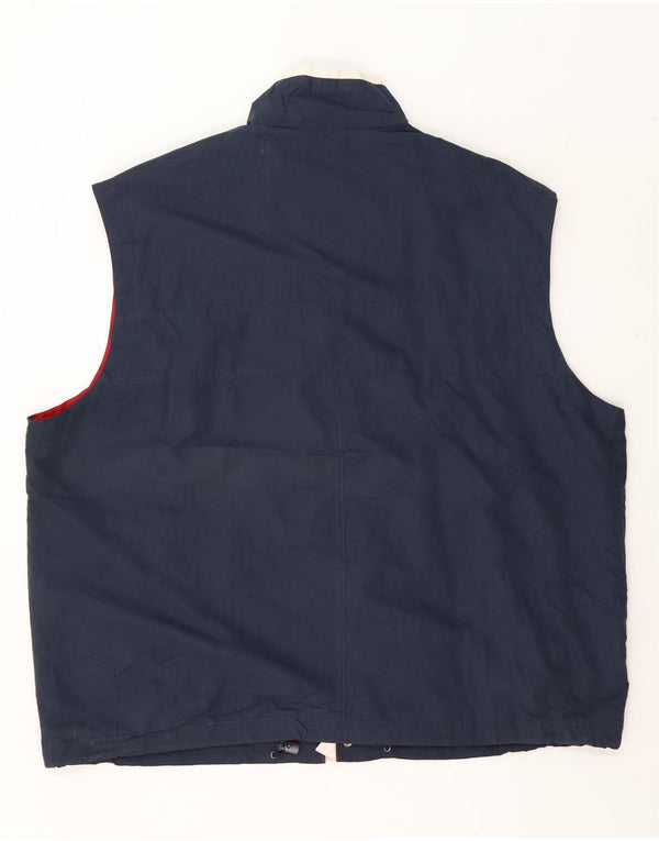 Wampum Gilet Homme UK 48 5XL Bleu Marine Polyester
