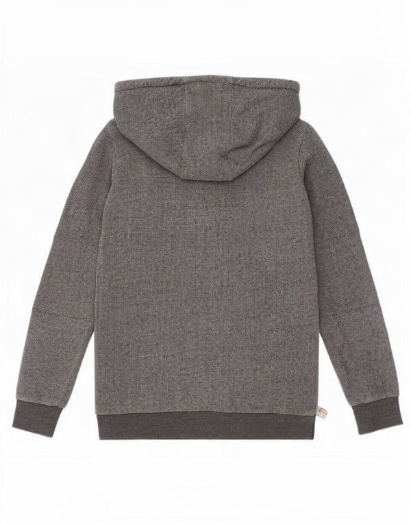 Roxy Pull à capuche zippé pour femme UK 10 Small Gris moucheté