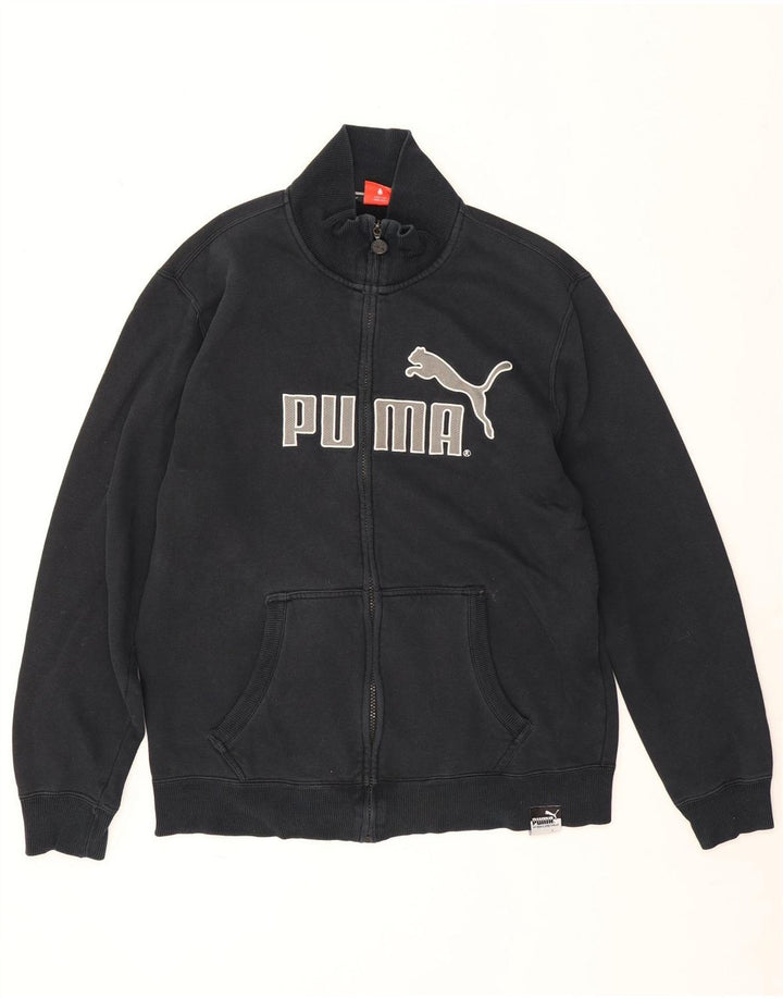 Puma Veste de survêtement graphique pour hommes, grand, noir