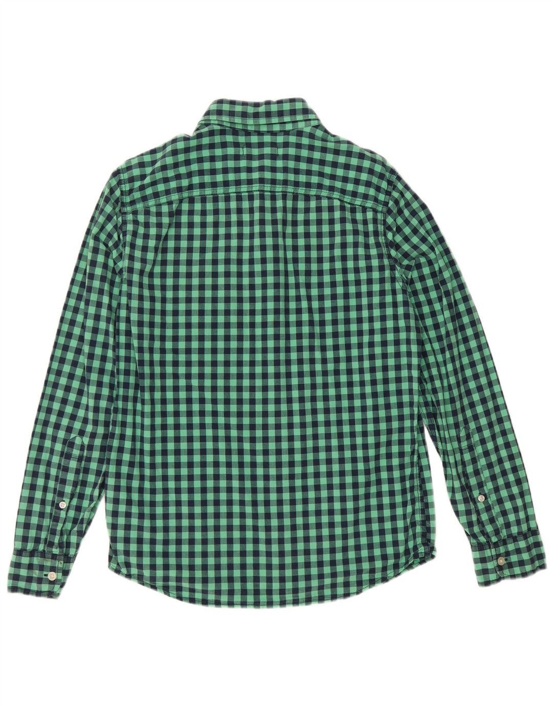 Hollister Chemise Homme Petit Vert Vichy Coton