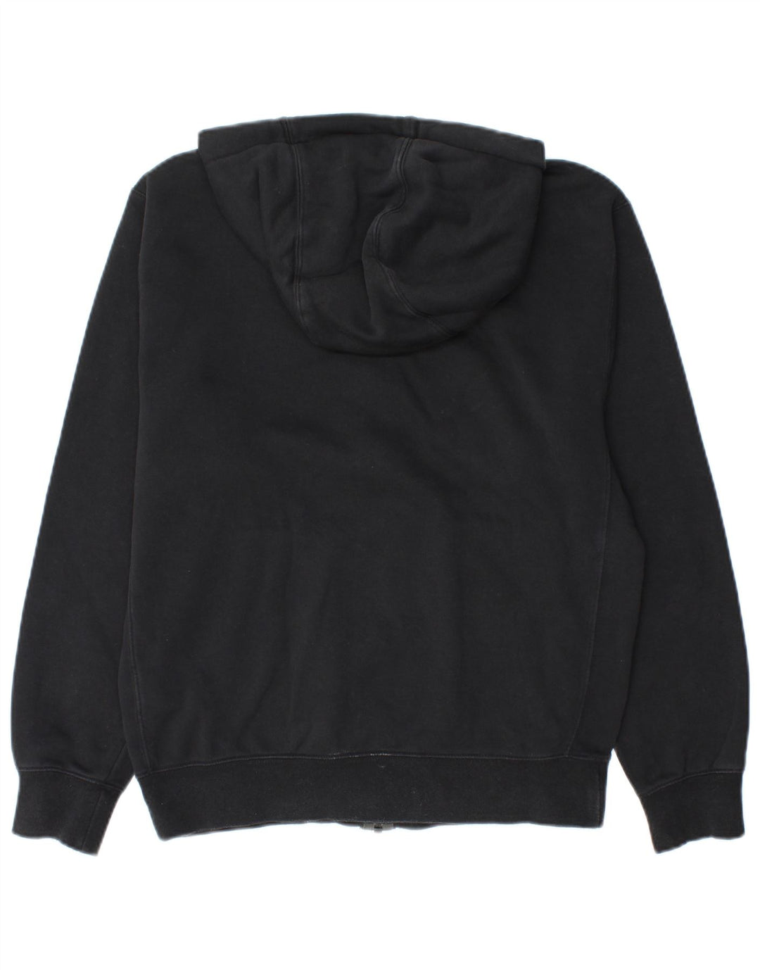 NIKE Pull à capuche zippé pour homme Petit coton noir