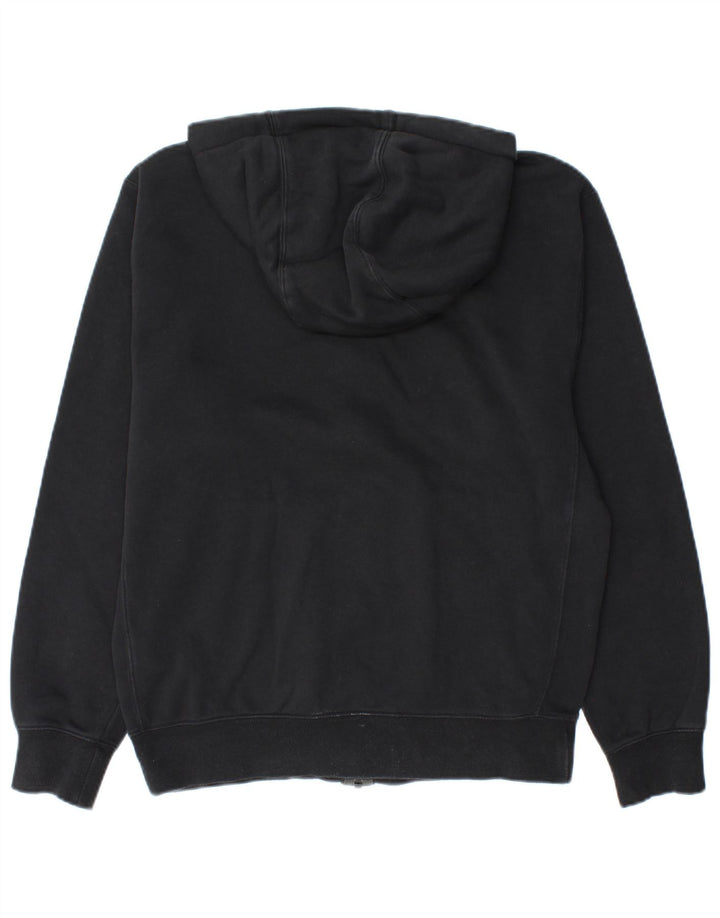 NIKE Pull à capuche zippé pour homme Petit coton noir