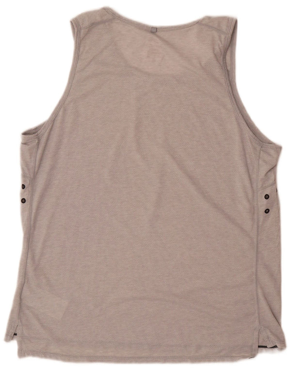 Nike Hommes Dri Fit Débardeur Large Gris Colorblock Polyester