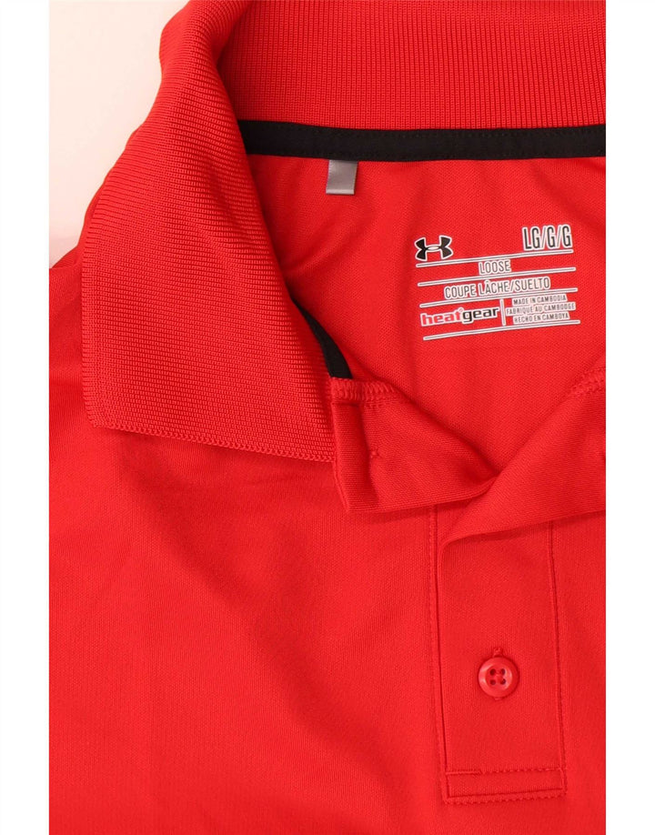 Under Armour Polo Heat Gear Homme Rouge