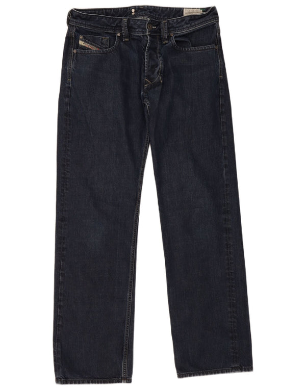 Diesel Jean Larkee Regular Droit Homme W33 L32 Bleu Marine Coton