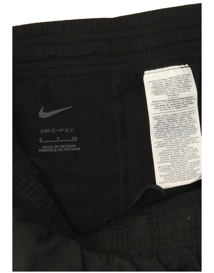 NIKE Short de sport Dri Fit pour femme UK 10 Petit Noir Polyester