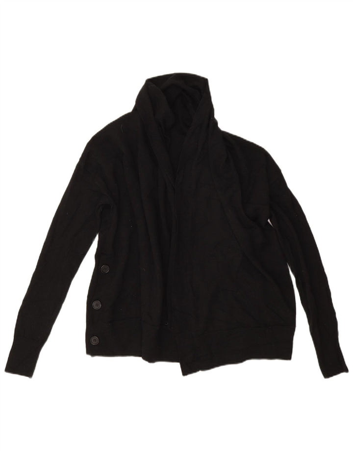 Cos Cardigan ouvert surdimensionné pour femme UK 6 XS en laine noire