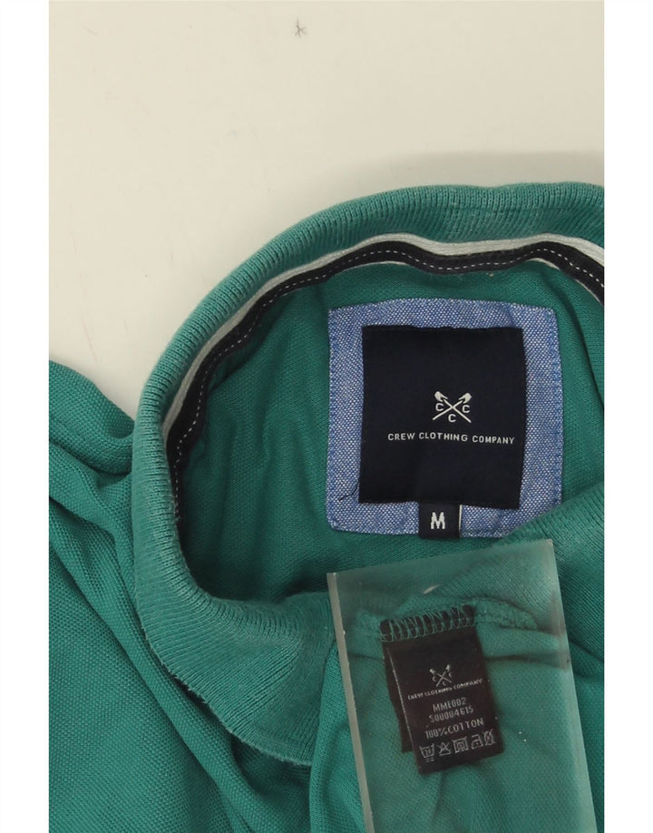 Crew Clothing Polo Homme Coton Turquoise Moyen