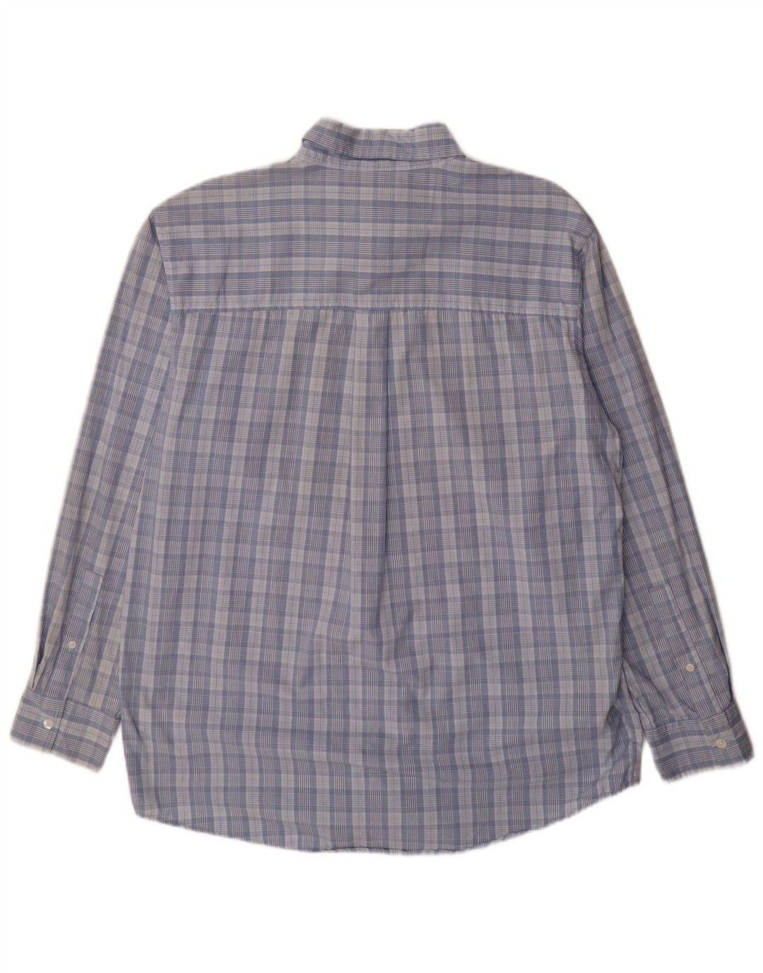 Chaps Chemise Homme Bleu Moyen Carreaux Coton
