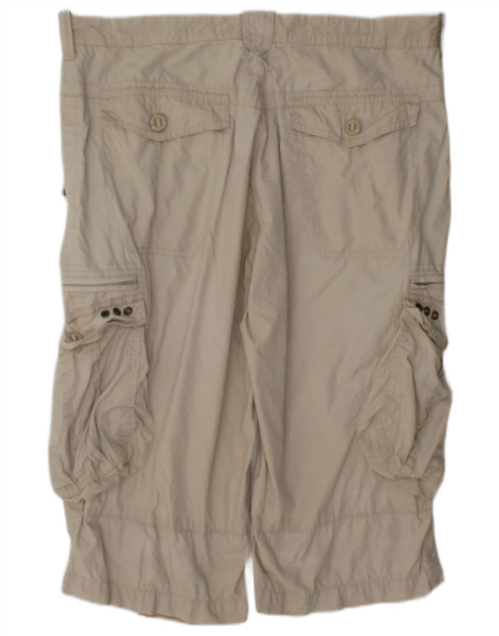 Marks & Spencer Short cargo bleu Harbor W36 pour homme en coton beige