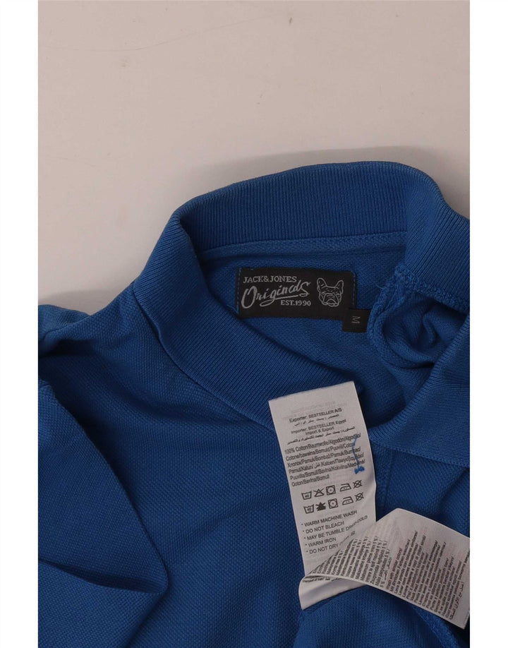 Jack & Jones Polo Homme Bleu Moyen Coton
