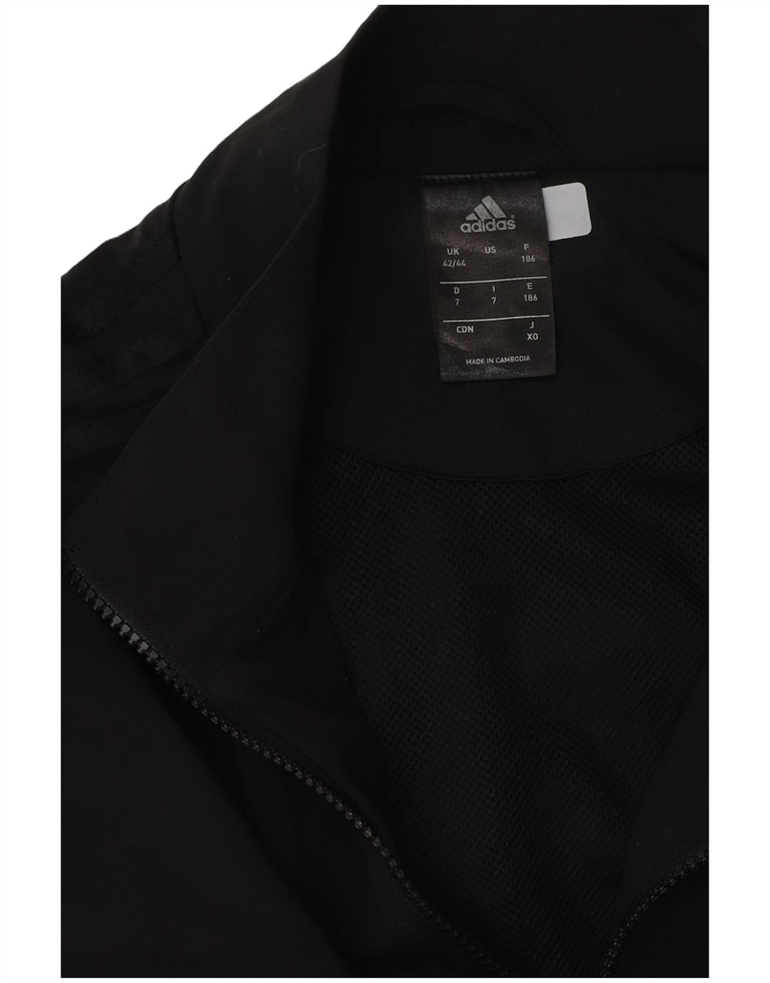 Adidas Climalite Survêtement Top Veste UK 42/44 Grand Noir