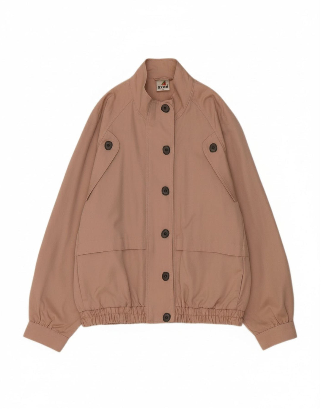 ECCO Womens Oversized Bomber Jacket EU 36 Small Purple Polyester